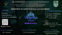 TEKACE Events In Vihansa 2026 Technical Symposium Poster